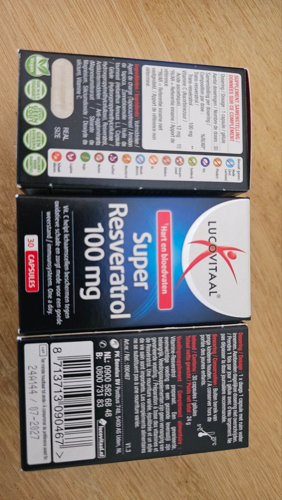 Lucovitaal Super Resveratrol 100 mg - Hart & Bloedvaten, Ophalen of Verzenden, Nieuw, Overige typen