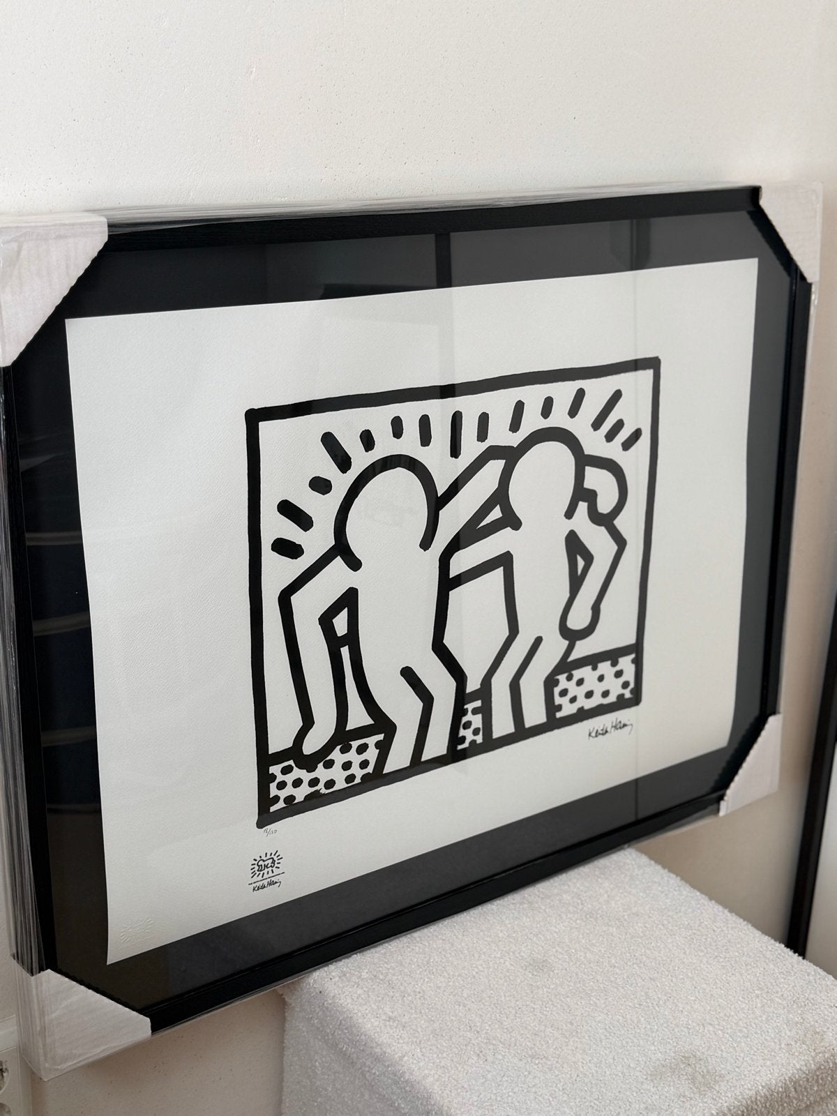 Keith Haring - The Story of Art - Limited Edition Print, Antiek en Kunst, Kunst | Schilderijen | Modern, Figuren, Papier/karton