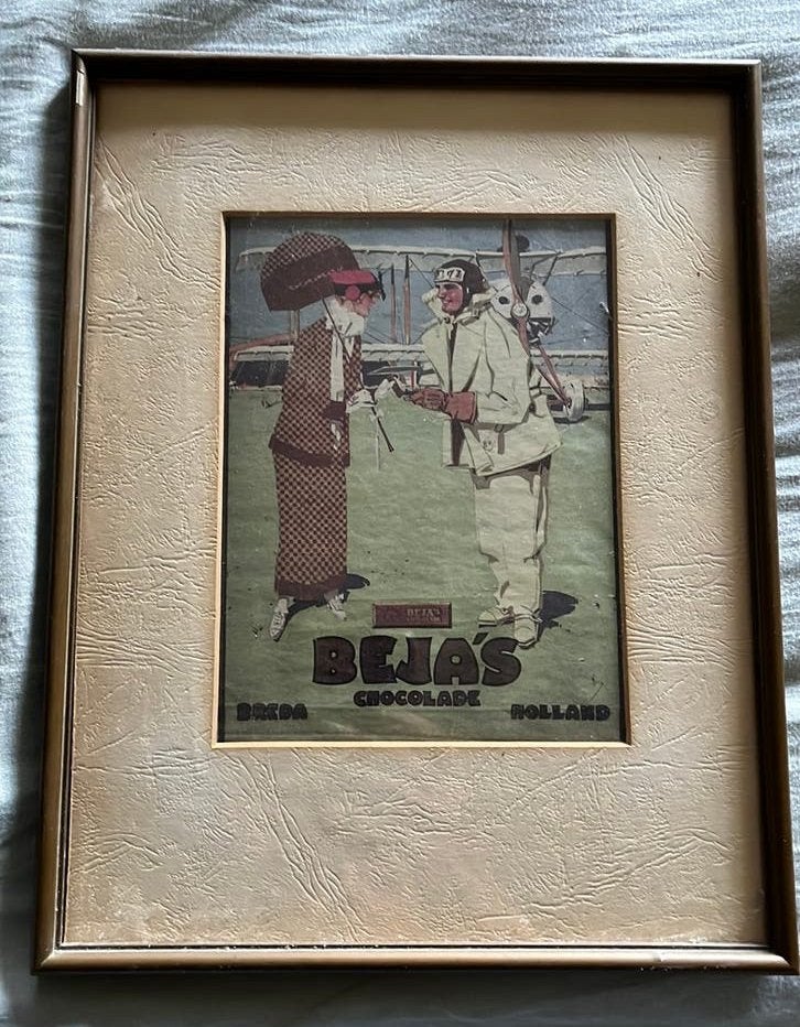 Reclame beja’s chocolade breda vliegtuig, Ophalen of Verzenden