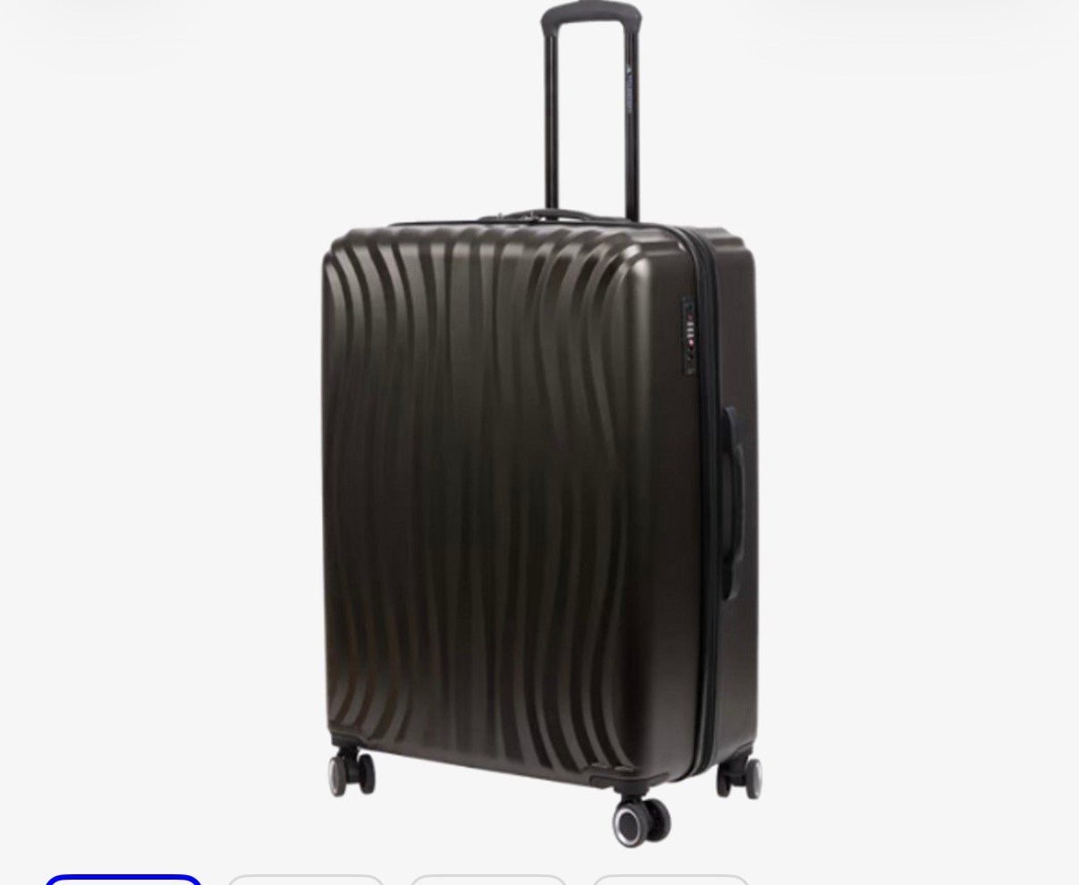 Koffer, bruin 97 liter, Ophalen, Zo goed als nieuw, Hard kunststof, 70 cm of meer
