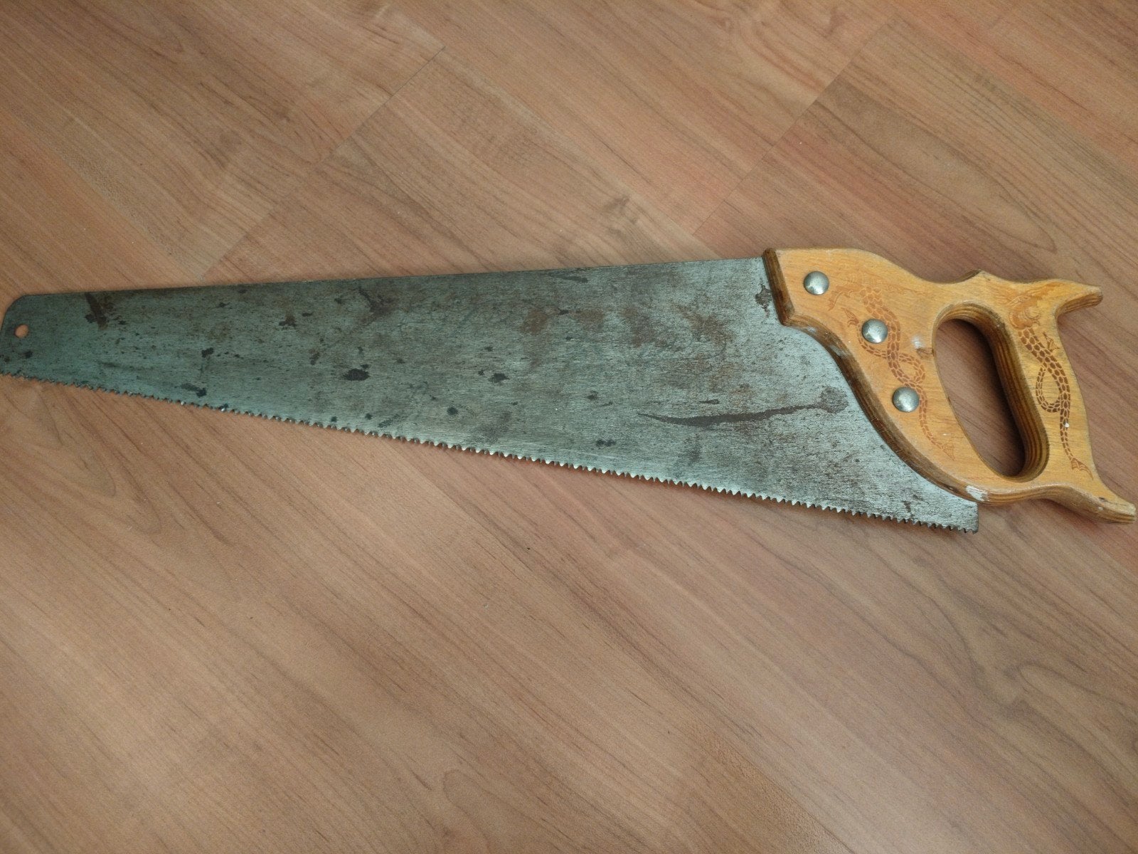 Vintage Sandvik handzaag, Ophalen, Gebruikt, Zaag, Overige merken