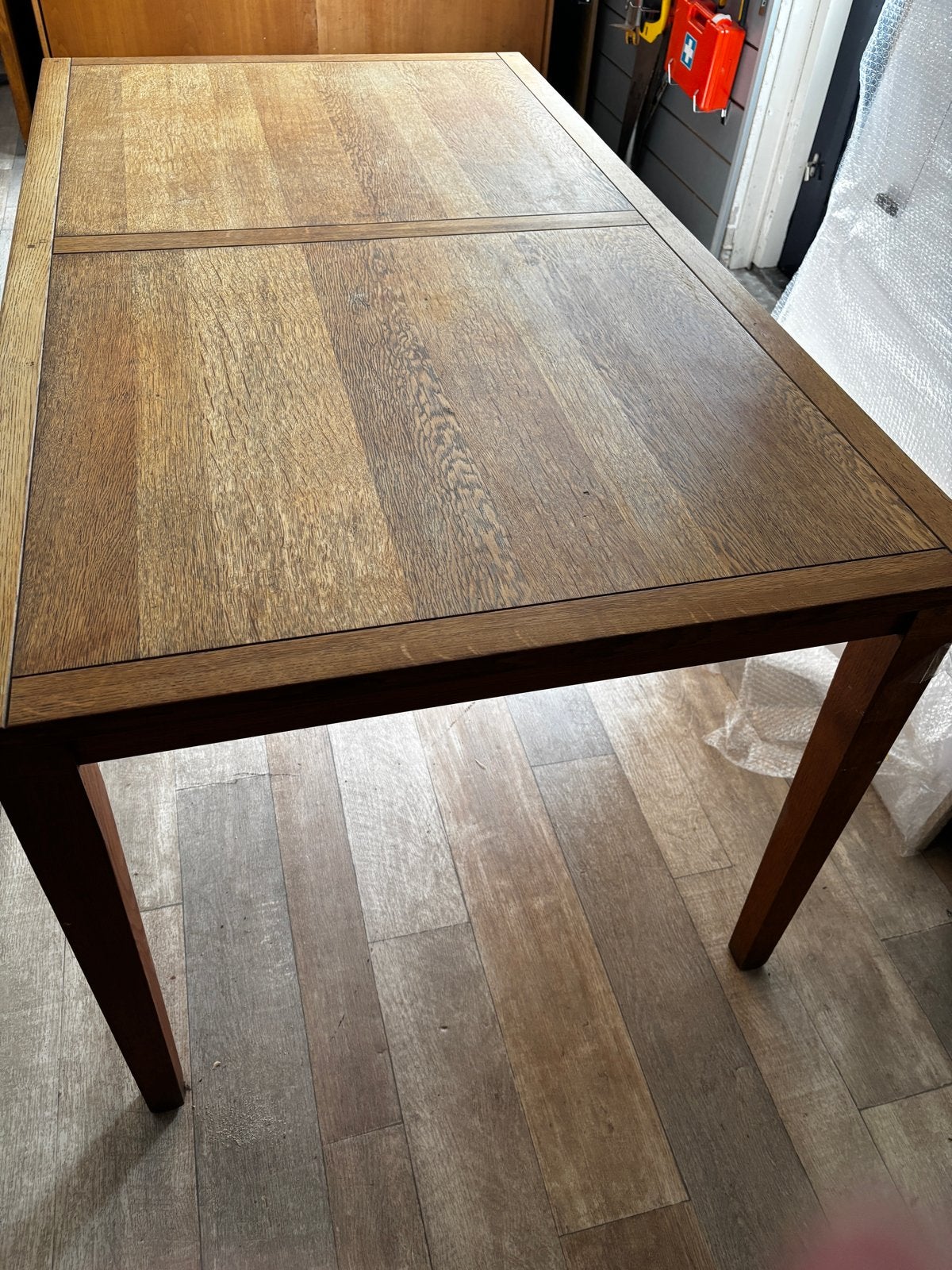 eettafel van eikenhout - DAXX, Huis en Inrichting, Tafels | Eettafels, Ophalen, Gebruikt, 100 tot 150 cm, Eikenhout