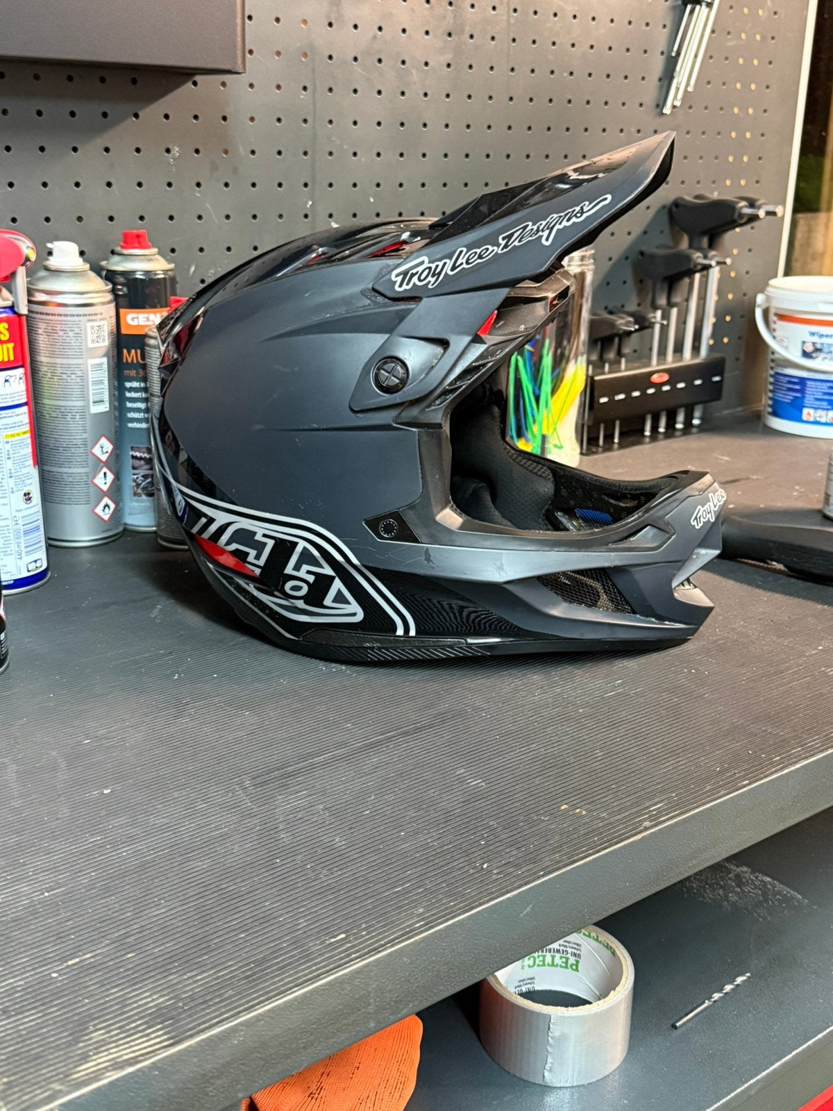 Troy Lee full face helmet, Ophalen of Verzenden, Tweedehands, Integraalhelm, Overige merken