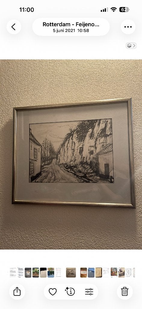 Charles van eyk schilderij, Antiek en Kunst, Ophalen
