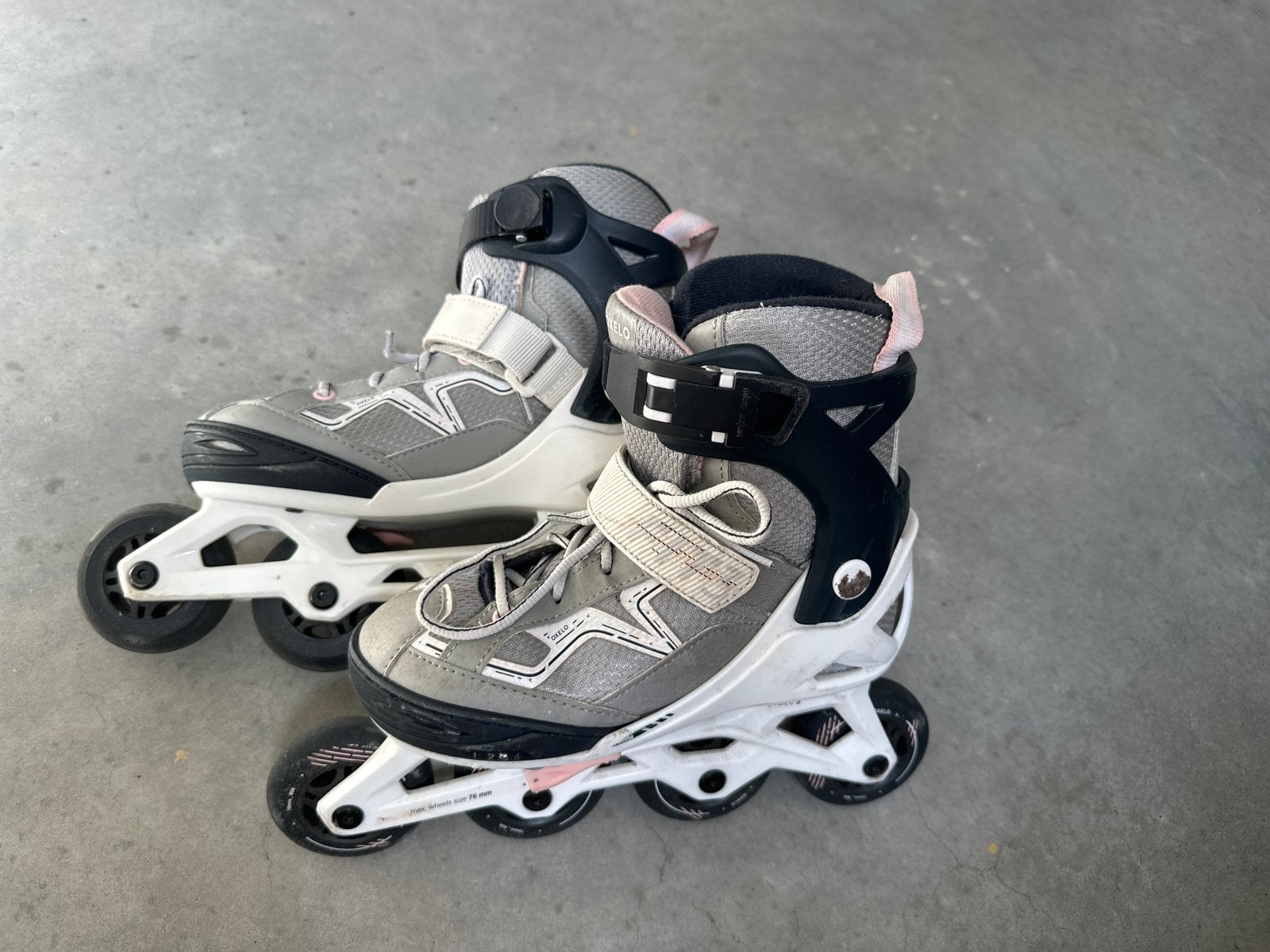 Oxelo Inline Skates Maat 32-35 met gebruikssporen, Kinderen, Inline skates 4 wielen, Ophalen, Overige merken