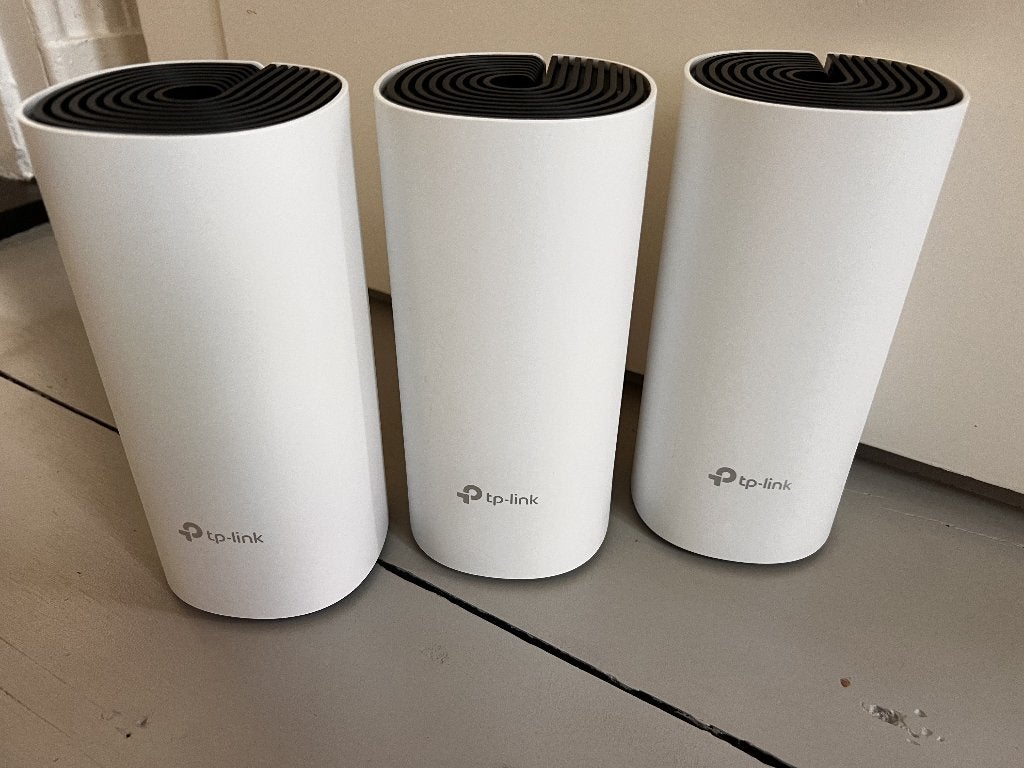 Set van 3 TP-Link Deco M4 Wifi versterkers, Computers en Software, Ophalen of Verzenden, Zo goed als nieuw, TP Link