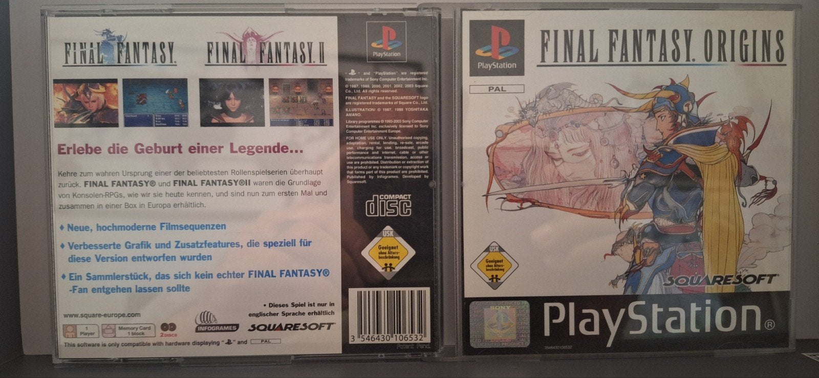 Final Fantasy Origins (D), 1 speler, Ophalen of Verzenden, Zo goed als nieuw, Role Playing Game (Rpg)