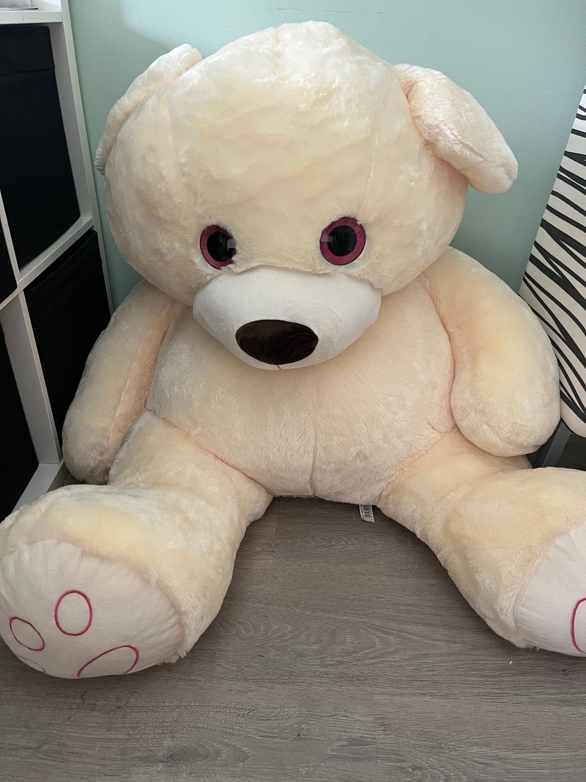 Reuze Beren Knuffel - Grote Zachte Knuffelbeer, Ophalen, Beer, Zo goed als nieuw, Beige