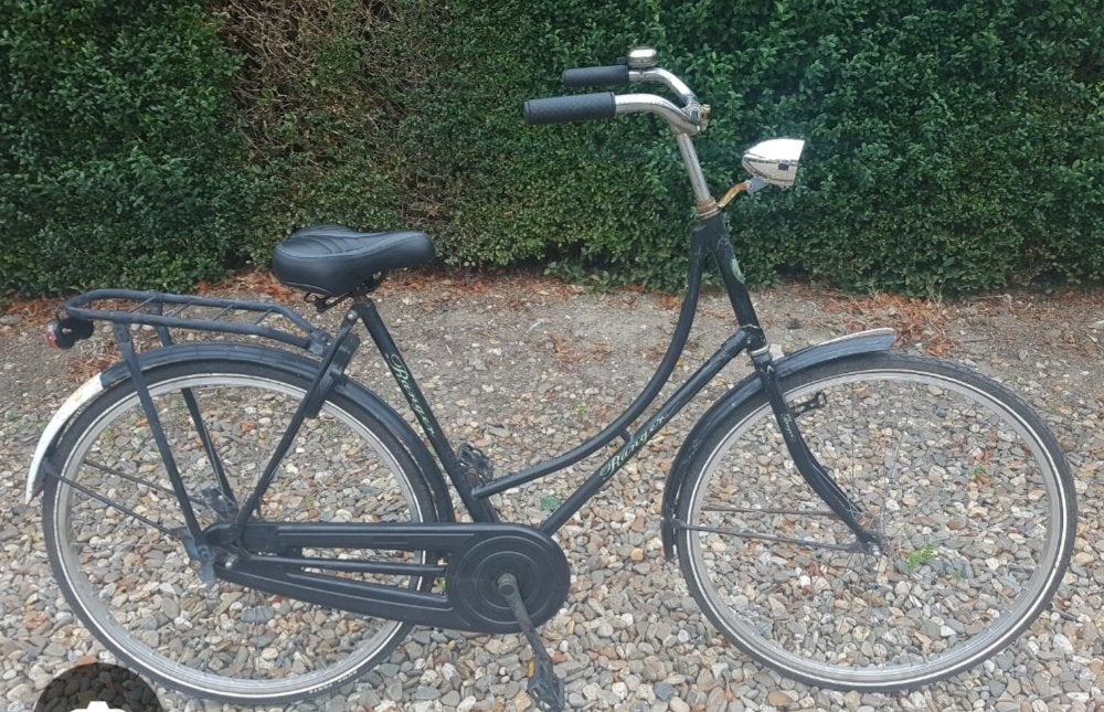 Omafiets   $tudentenfiets  met slot en verlichting € 20,-, Ophalen, Gebruikt, Overige merken