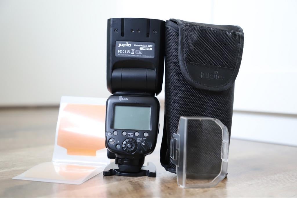 Flitser Jupio Powerflash 600, Ophalen of Verzenden, Zo goed als nieuw, Overige merken, Kantelbaar