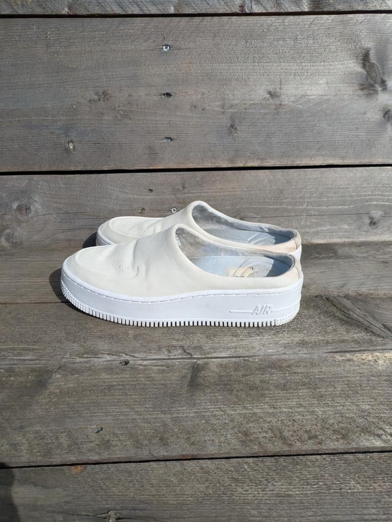 Nike slip-on off white - Maat 40,5, Geen idee, Wit, Nike air force, Zo goed als nieuw