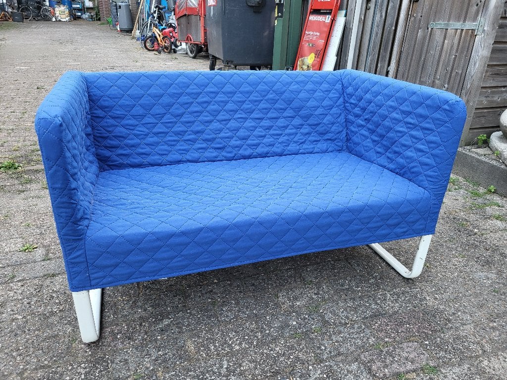 Bankje knopparp ikea, Tweepersoons, 75 tot 100 cm, Ophalen of Verzenden, Zo goed als nieuw
