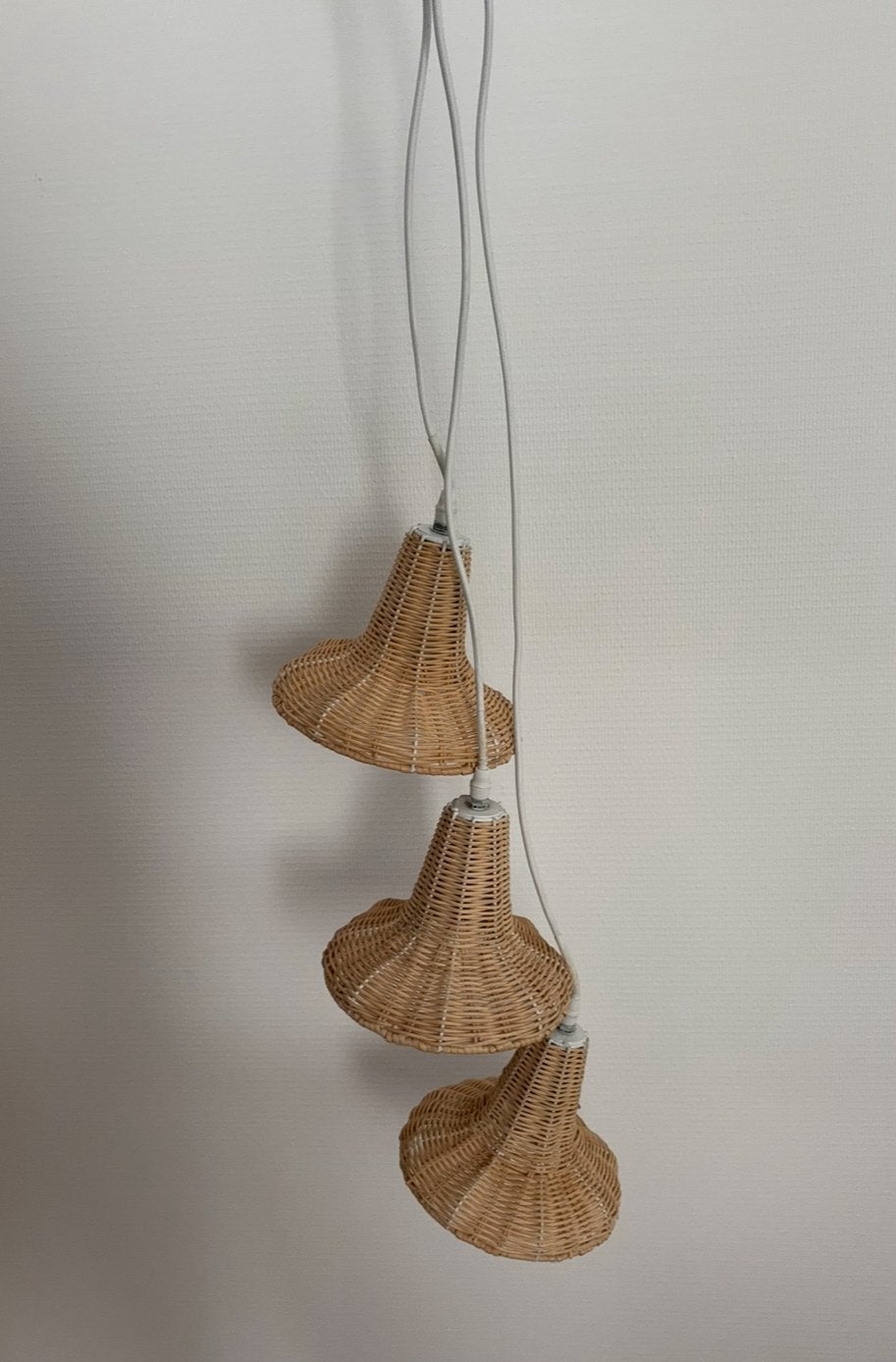 Loods 5 Rotan/rieten plafondlamp! Nieuw!, Ophalen of Verzenden, Nieuw, Overige materialen