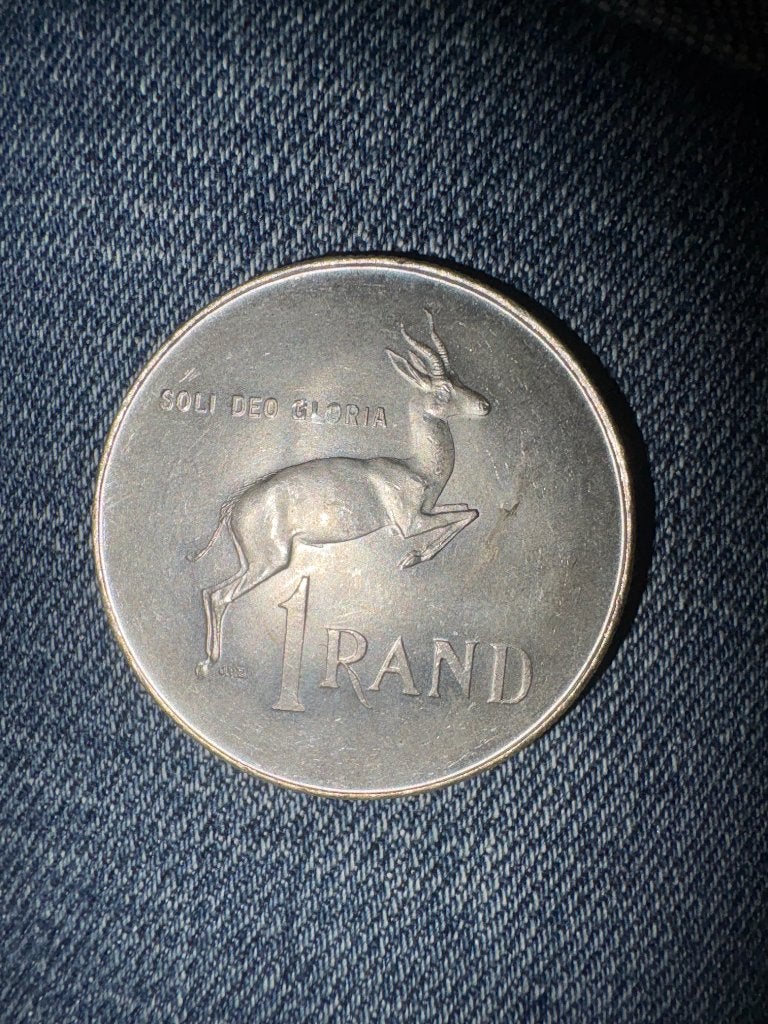 Zilveren 1 Rand Zuid-Afrika 1966 - Jan van Riebeeck, Ophalen of Verzenden, Zuid-Afrika, Losse munt, Zilver