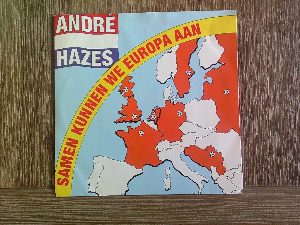 André Hazes - Samen Kunnen We Europa Aan (7 inch vinyl), 7 inch, 1980 - 1989, Ophalen of Verzenden, Levenslied of Smartlap