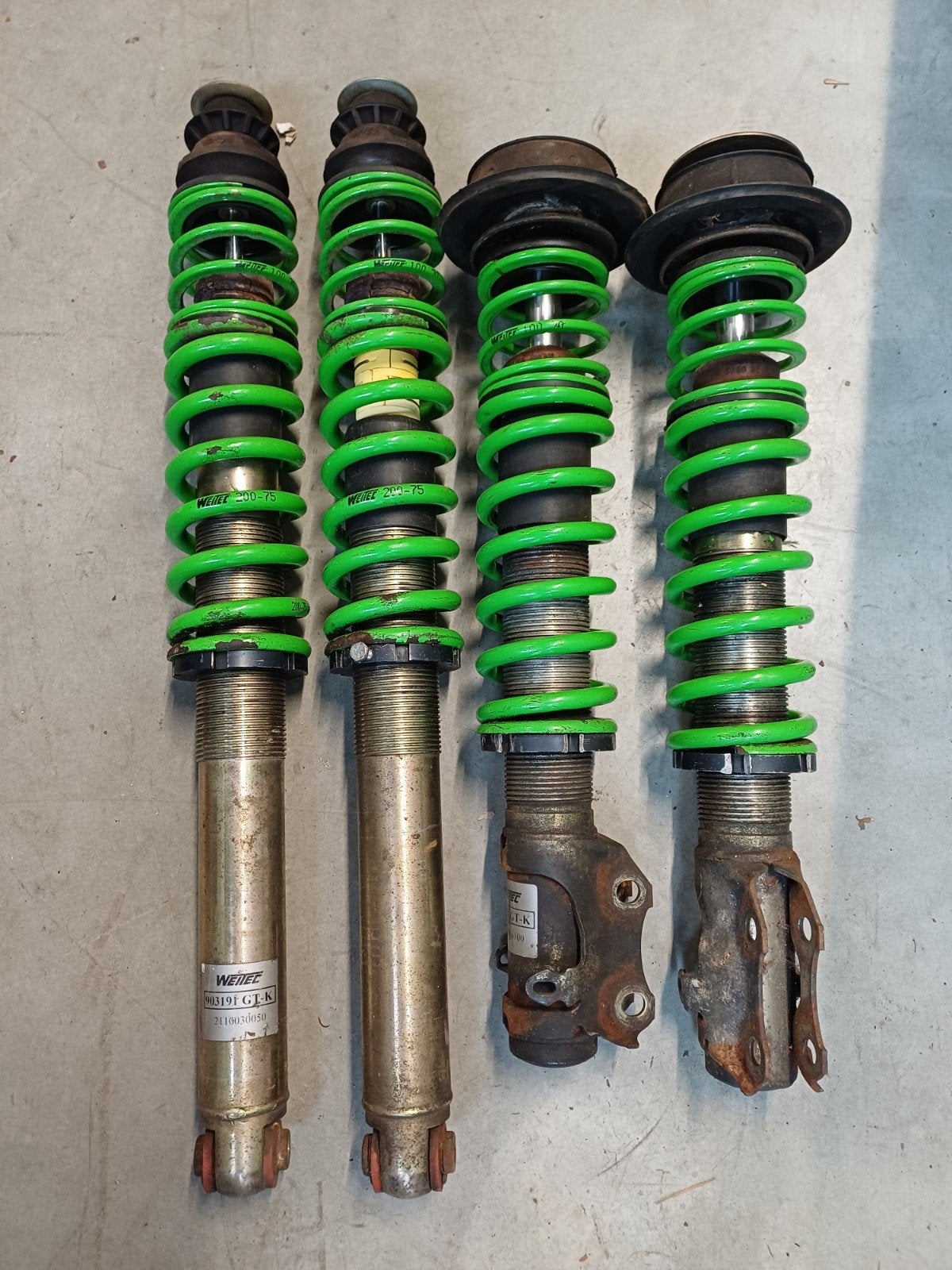 WEITEC SCHROEFSET VW GOLF 2 /  VW PASSAT 35i VW CORRADO, Gebruikt, Volkswagen, WEITEC, Ophalen of Verzenden