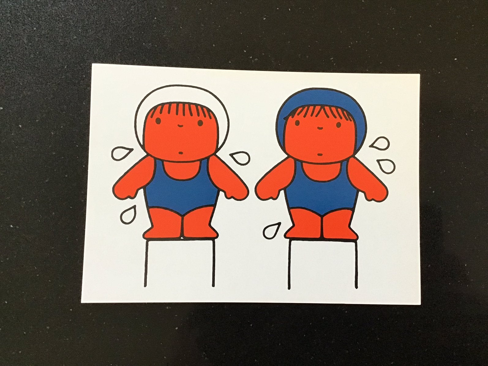 Ansichtkaart. Kinderpostzegels. Dick Bruna. Ongelopen., Verzenden, 1960 tot 1980, Ongelopen, Kinderen