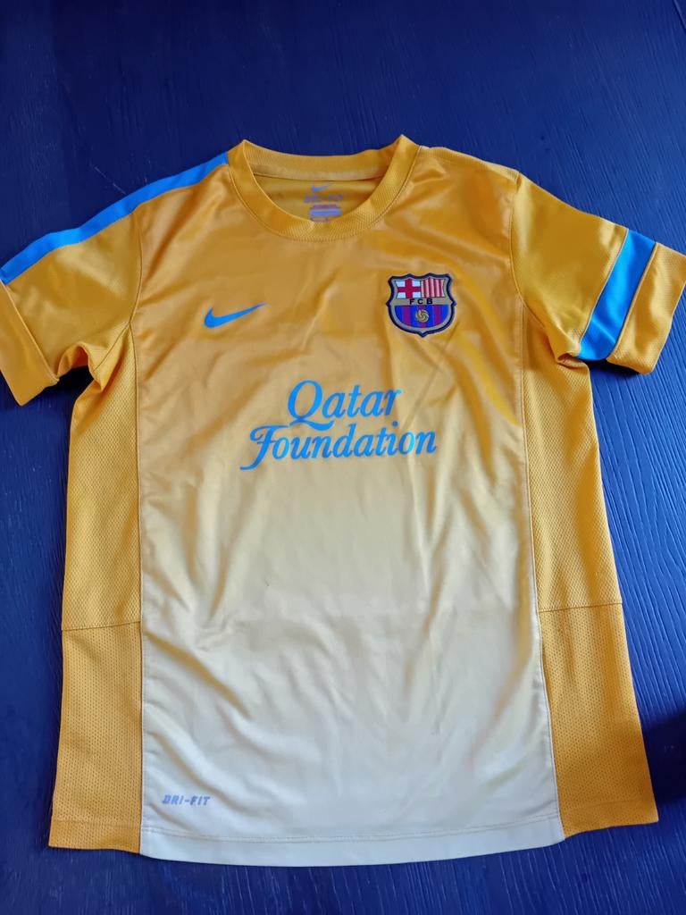 FC Barcelona shirt jongen - Geel/Blauw - Maat M, Ophalen of Verzenden, Gebruikt, Nike, Jongen