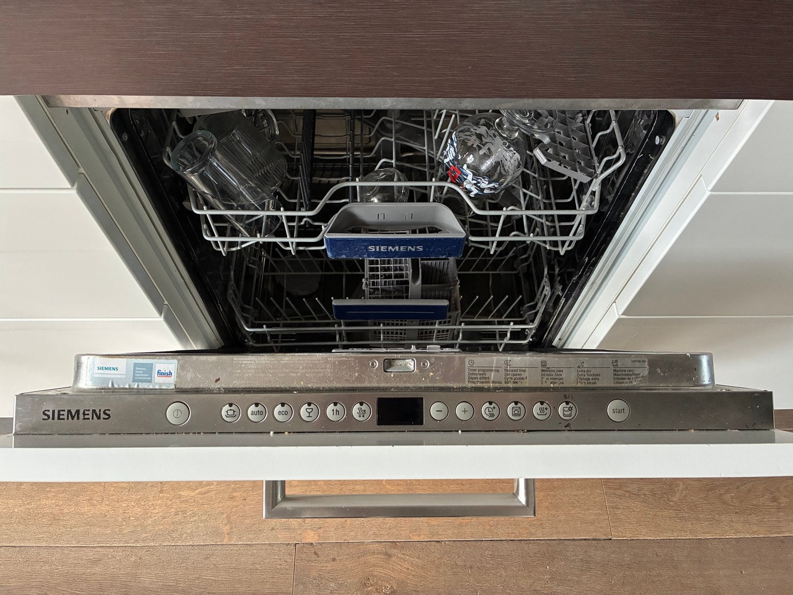 Siemens inbouw vaatwasser, Ophalen, 60 cm of meer, Zo goed als nieuw, Inbouw