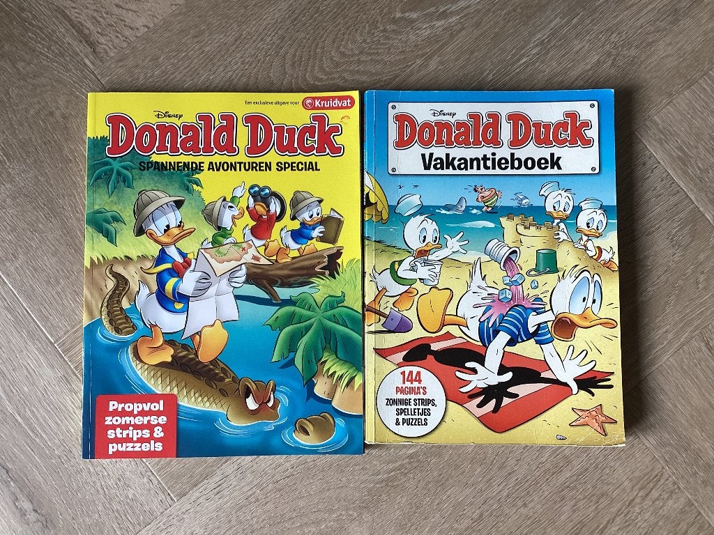 Donald Duck Spannende Avonturen Special & Vakantieboek, Boeken, Stripboeken, Gelezen, Walt Disney, Ophalen of Verzenden, Meerdere stripboeken