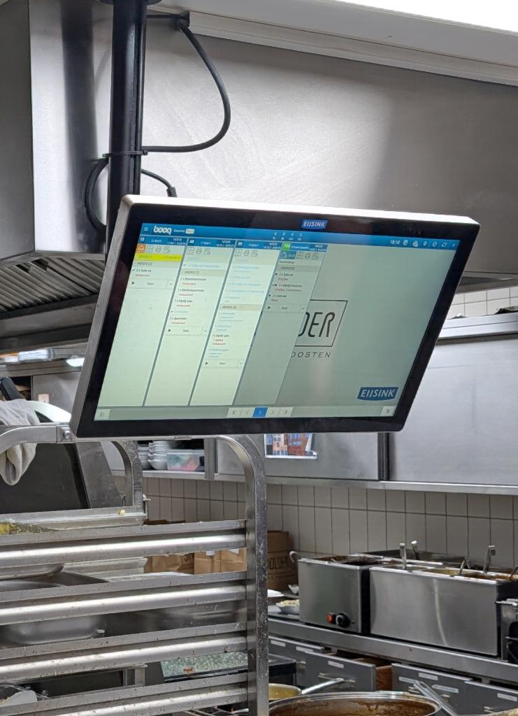 Eijsink/Booq set: 6x BKM keukenschermen + 2x Kassa Terminals, Computers en Software, Overige Computers en Software, Ophalen