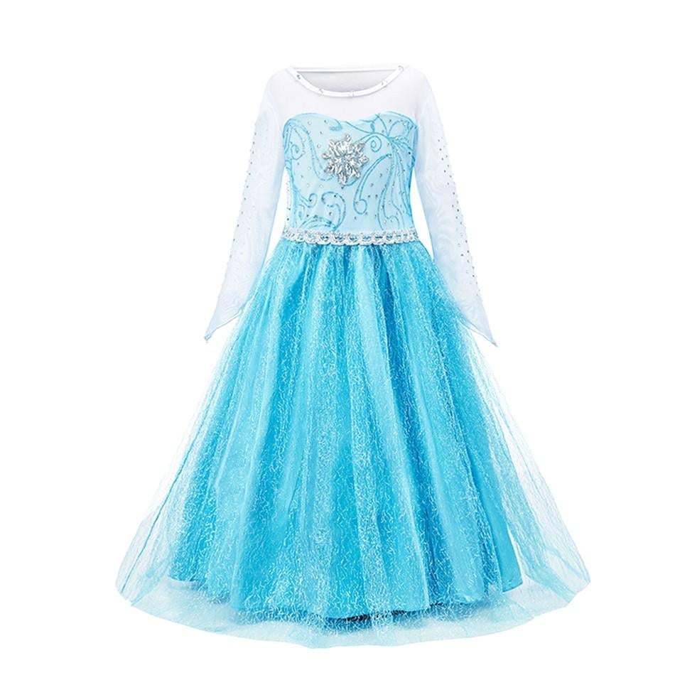 Elsa jurk Luxe Frozen *maat 92 m 134*, Kinderen en Baby's, Ophalen of Verzenden, Nieuw, 104 of kleiner, Meisje