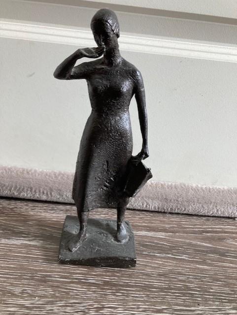 Kunsthars beeldje Mariken van Nimwegen, Ophalen of Verzenden, Gebruikt, Mens