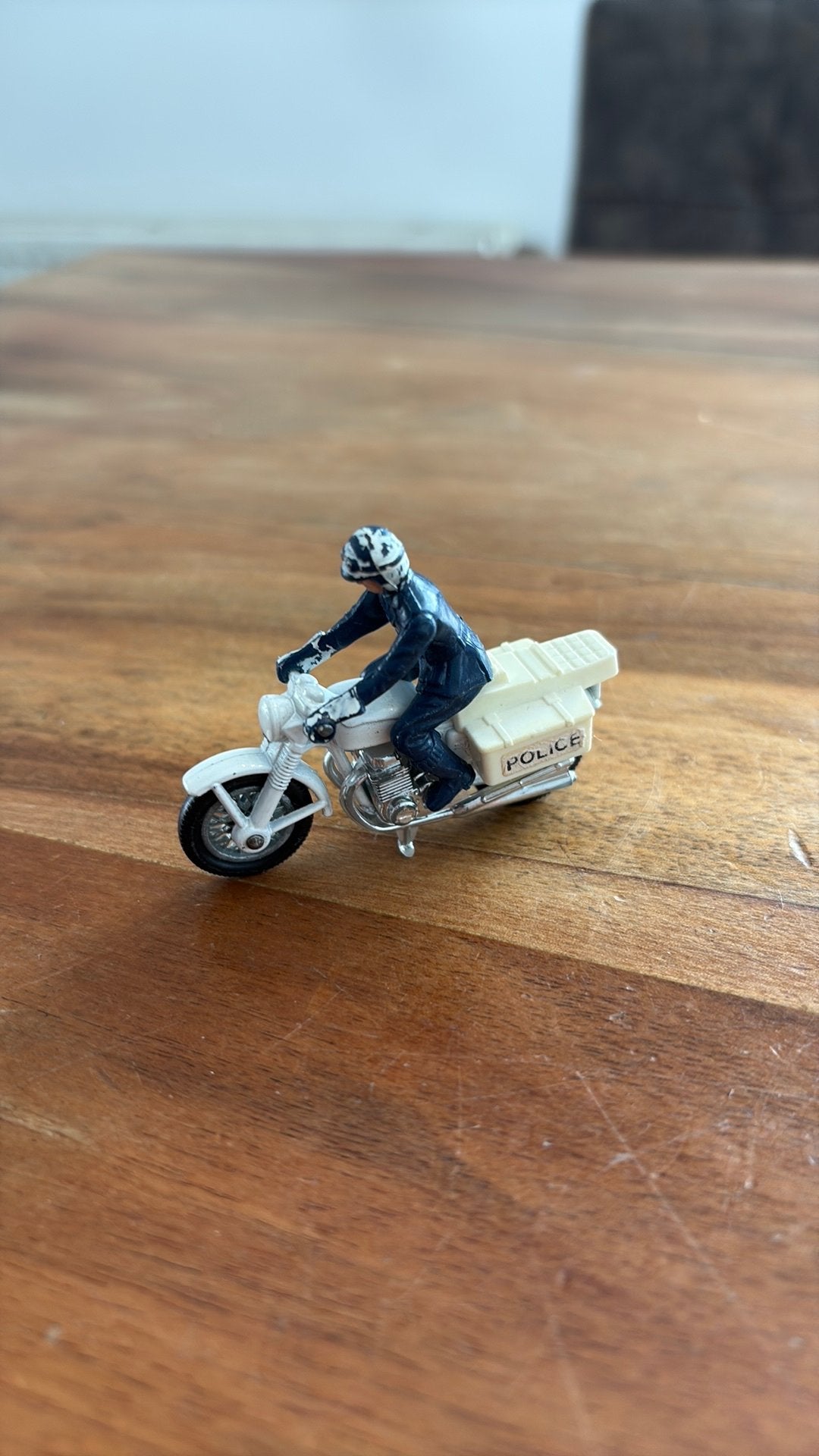 Lesney Matchbox police motor 1971, Ophalen of Verzenden, Gebruikt, Motor