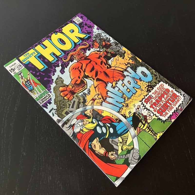 Thor Vol.1 #176 (1970) FN- (5.5), Amerika, Marvel Comics, Ophalen of Verzenden, Gelezen