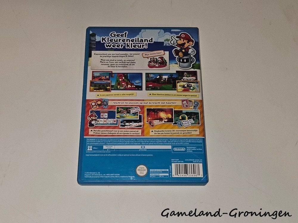 Paper Mario Color Splash (Wii U), Spelcomputers en Games, Games | Nintendo Wii U, Gebruikt, -, -, 1 speler