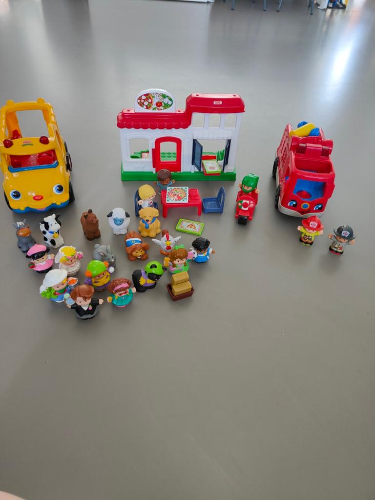 Fisher Price Little People set, Ophalen of Verzenden, Gebruikt, Speelset, Met geluid