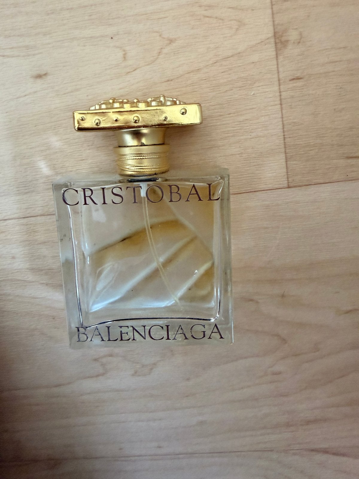 Lege flacon Cristobal Balenciaga parfumflesje, Ophalen of Verzenden, Gebruikt