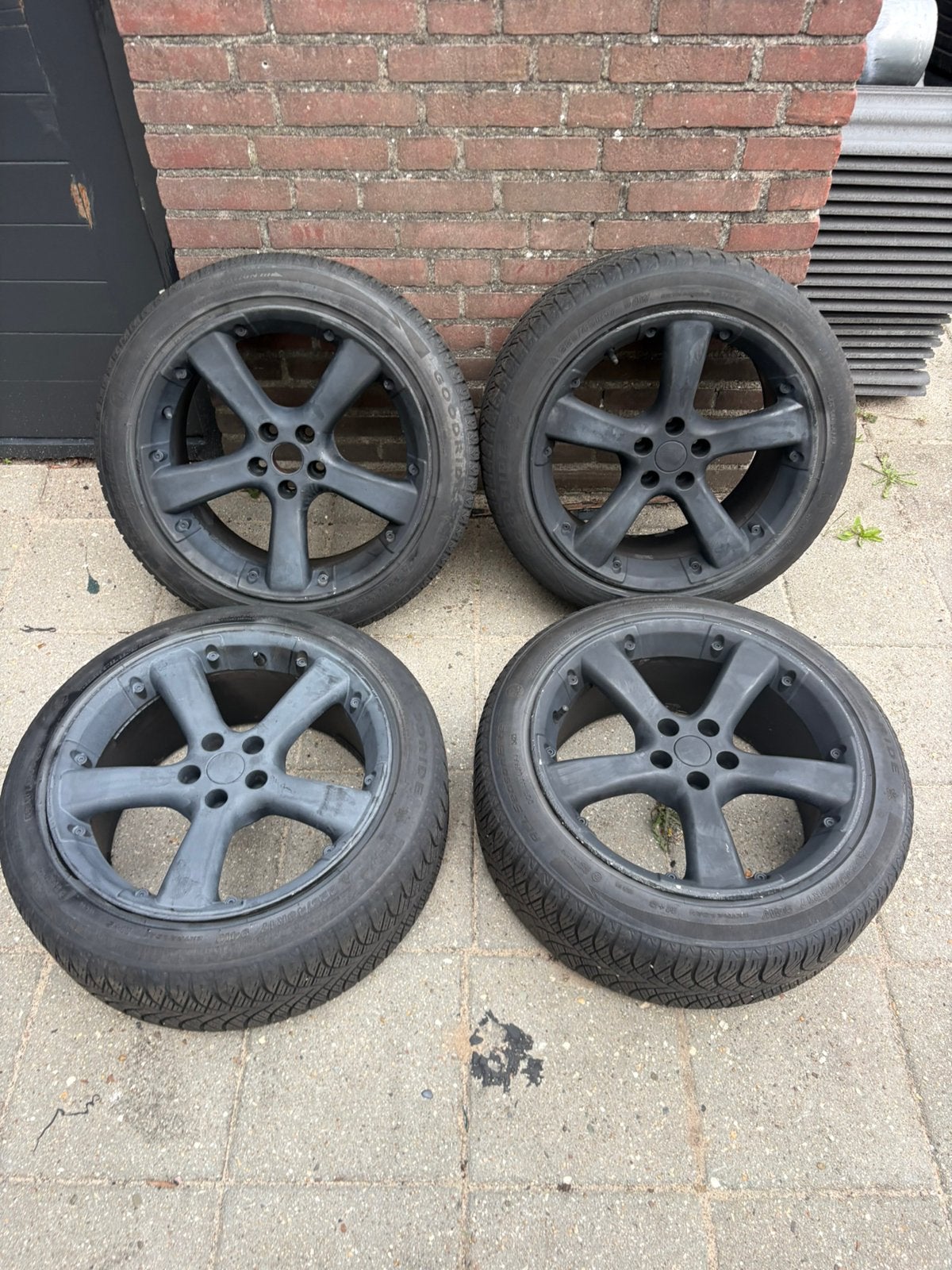 1000 miglia velgen 5x100 17 inch met all season banden, Ophalen, Banden en Velgen, 17 inch, All Season