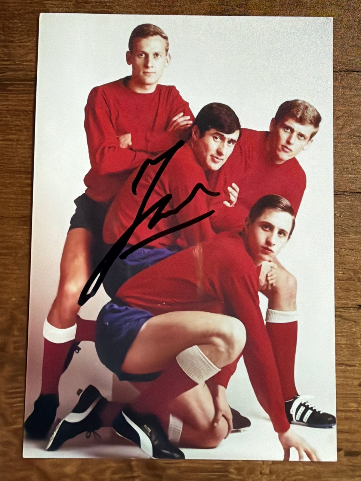 Cruijff Nuninga Swart en Keizer - handtekening Sjaak Swart, Verzamelen, Foto's en Prenten, Gebruikt, Foto, Overige onderwerpen