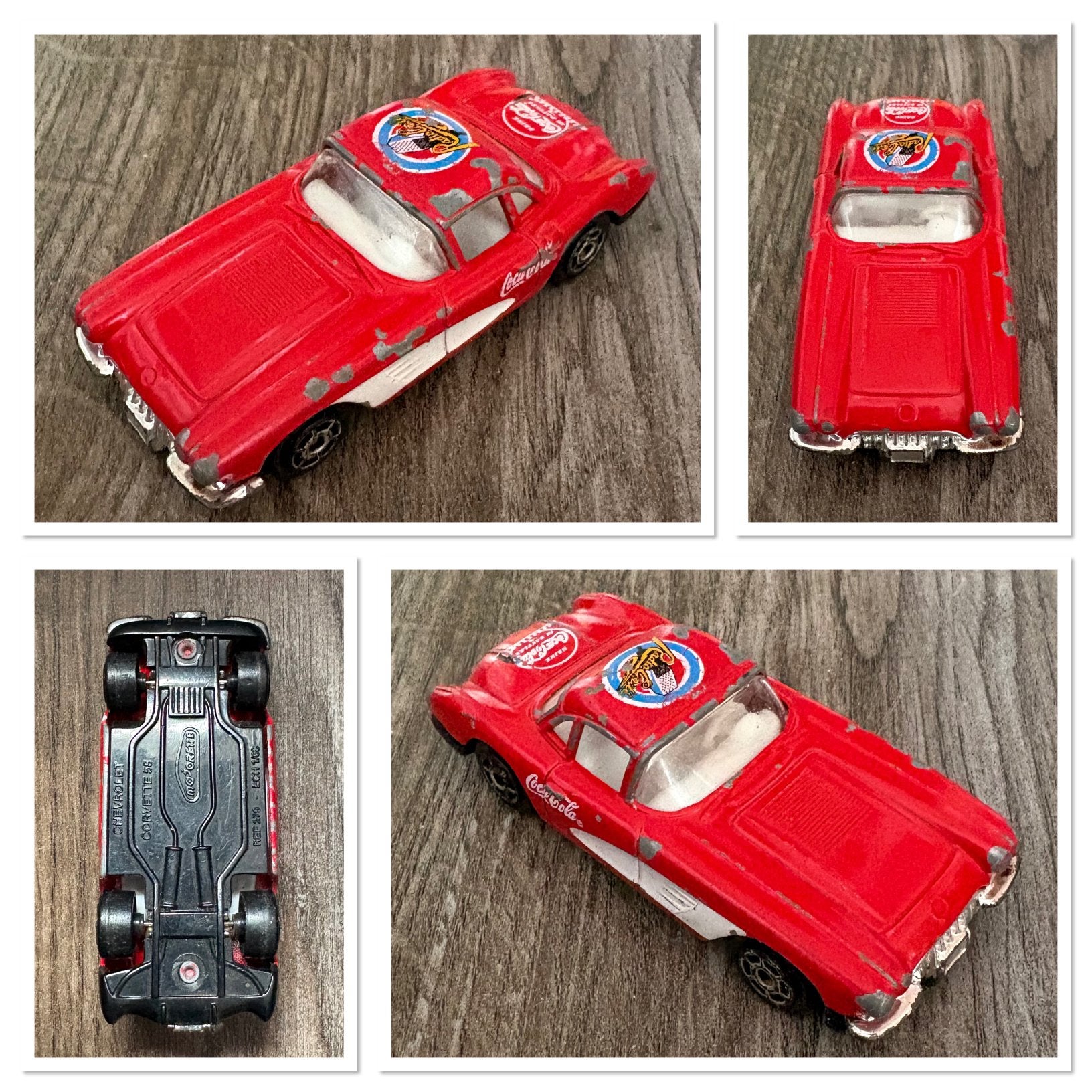 Coca-Cola: Chevrolet Corvette ‘56 (Majorette), Ophalen of Verzenden