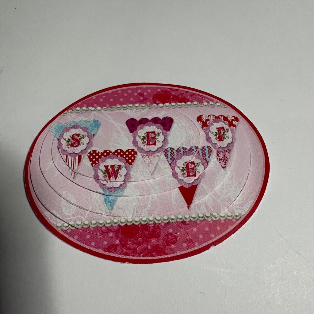 3d plaatje 1 sweet, Ophalen of Verzenden, Nieuw