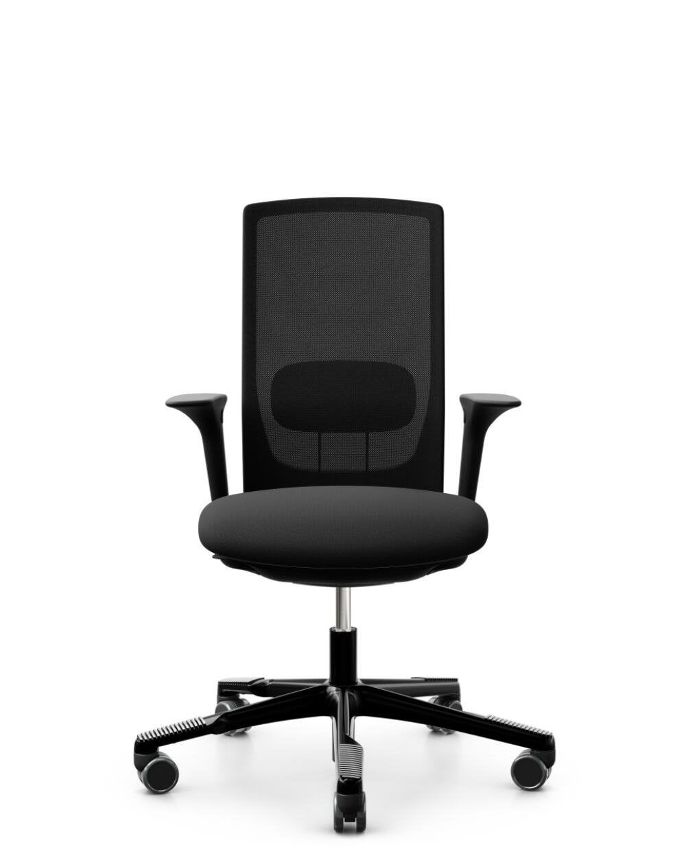 HÅG Futu Mesh 1100-S Ergonomische Bureaustoel Zwart, Ophalen, Gebruikt, Zwart, Bureaustoel