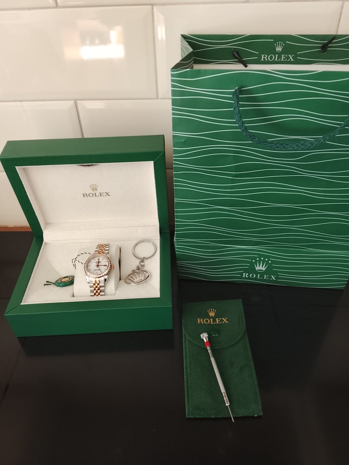 rolex date-just, Ophalen of Verzenden, Nieuw, Staal, Rolex