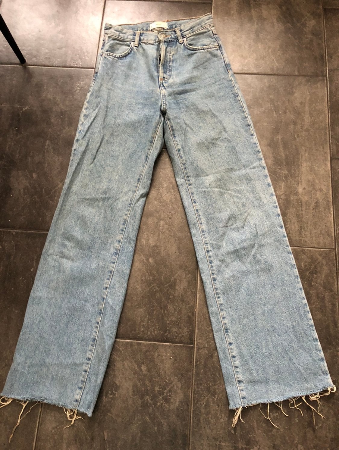 MNG Wide Leg Jeans - Maat 34, Ophalen of Verzenden, Gedragen, Blauw, W27 (confectie 34) of kleiner