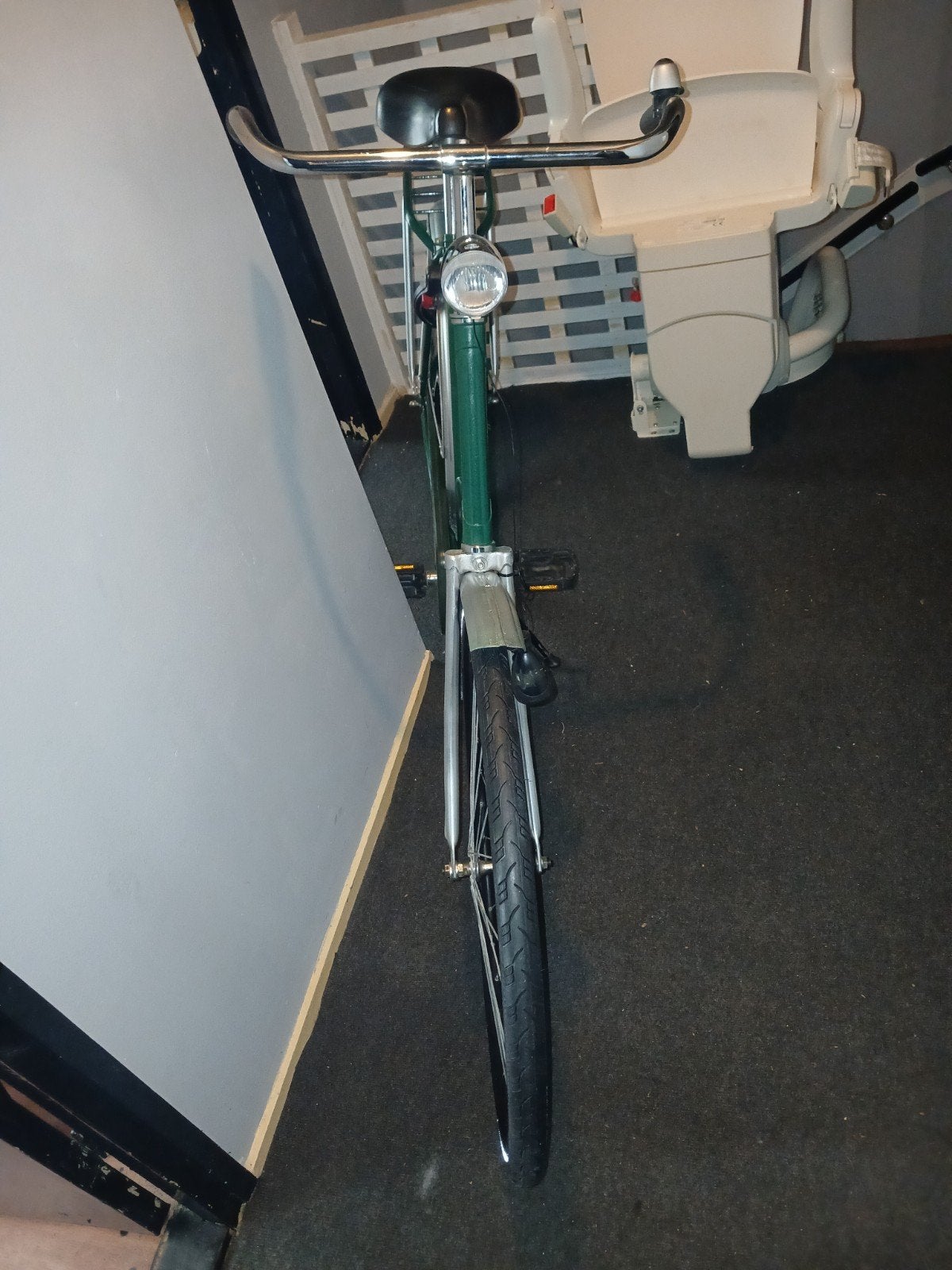 nette omafiets, Fietsen en Brommers, Fietsen | Dames | Omafietsen, 56 cm of meer, Ophalen, Gebruikt, Terugtraprem