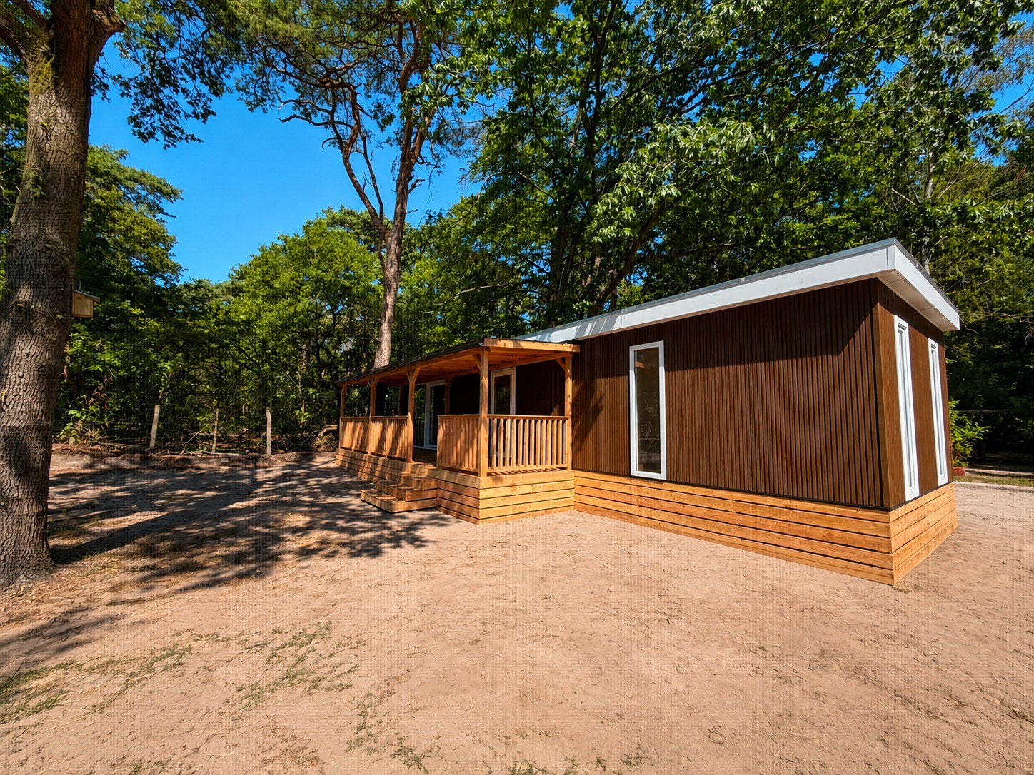 Gloednieuwe Chalet op de camping d’n Mastendol in Rijen, Noord-Brabant, 2 slaapkamers, Verkoop zonder makelaar, 52 m²