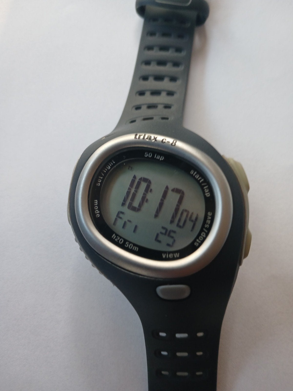 Nike Triax C8 sporthorloge - SM0017, Sieraden, Tassen en Uiterlijk, Gebruikt, Nike, Zwart, Ophalen of Verzenden