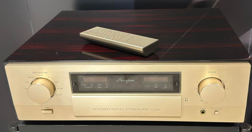 Accuphase C2810 met 2810 Phono, Ophalen of Verzenden, Zo goed als nieuw