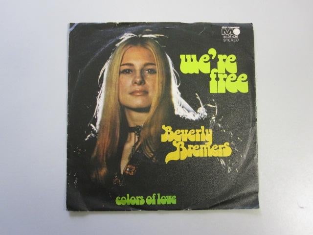 BEVERLY BREMERS -  we´re free - vinyl 7`, Gebruikt, 7 inch, Single, Ophalen of Verzenden