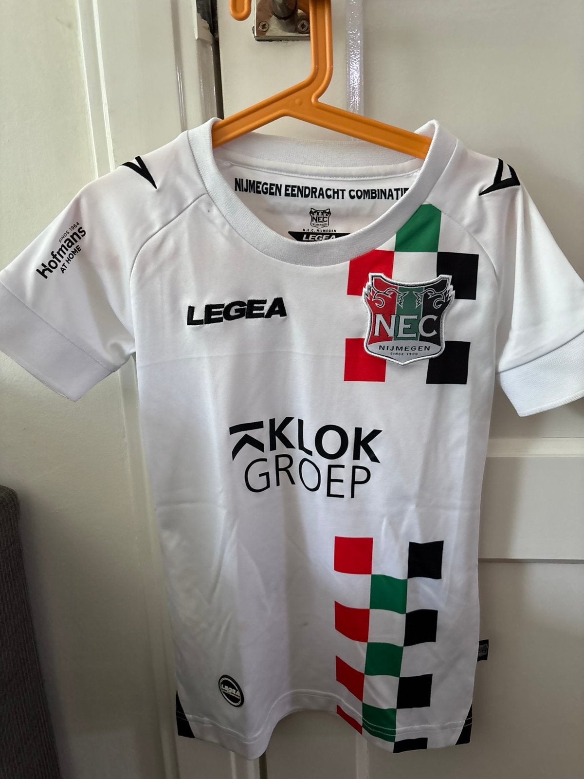 NEC shirt orgineel kind 4xs (maat 128), Sport en Fitness, Ophalen, Zo goed als nieuw, Shirt