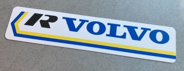 VOLVO R showroom  kentekenlaat - reclamebord kunststof, Verzamelen, Ophalen of Verzenden, Zo goed als nieuw, Auto's