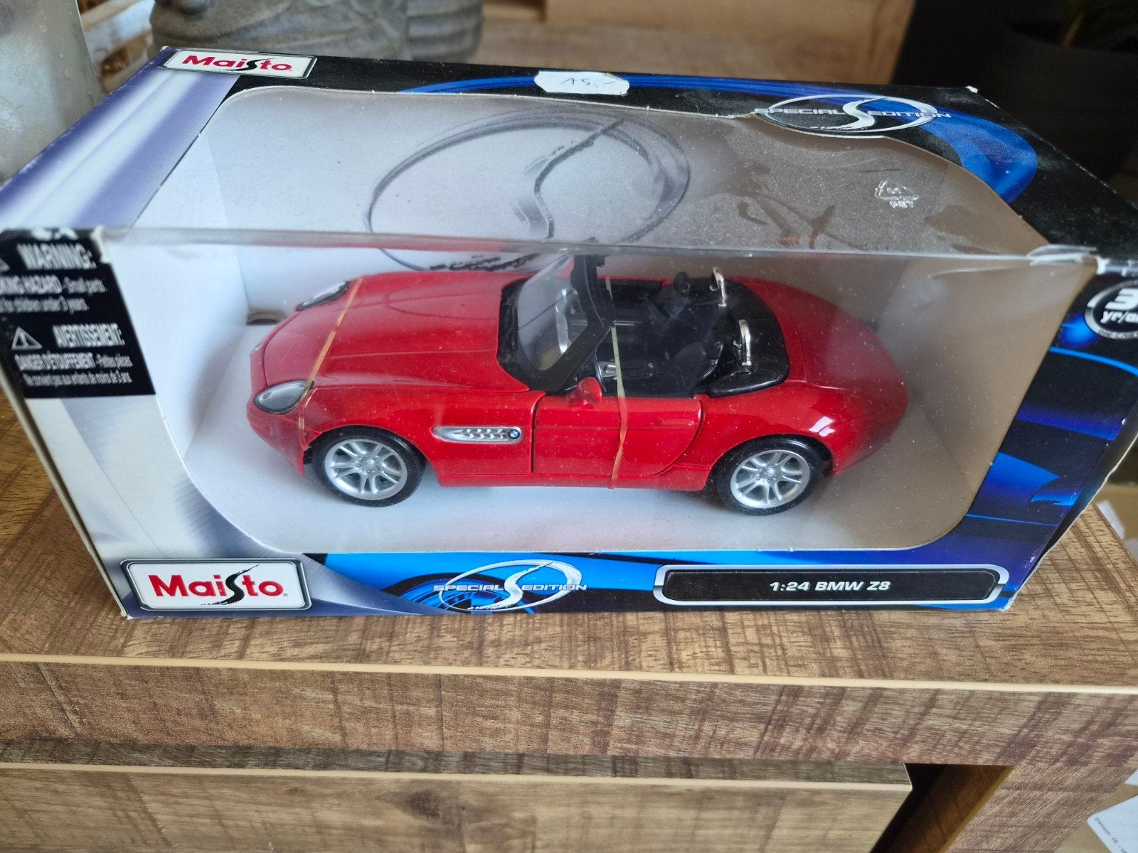 Bmw Z8 cabrio, Hobby en Vrije tijd, Modelauto's | 1:24, Maisto, Auto, Nieuw, Ophalen of Verzenden