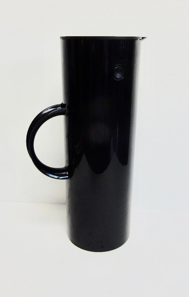 Stelton thermoskan zwart, Ophalen, Overige typen, Kunststof, Zo goed als nieuw
