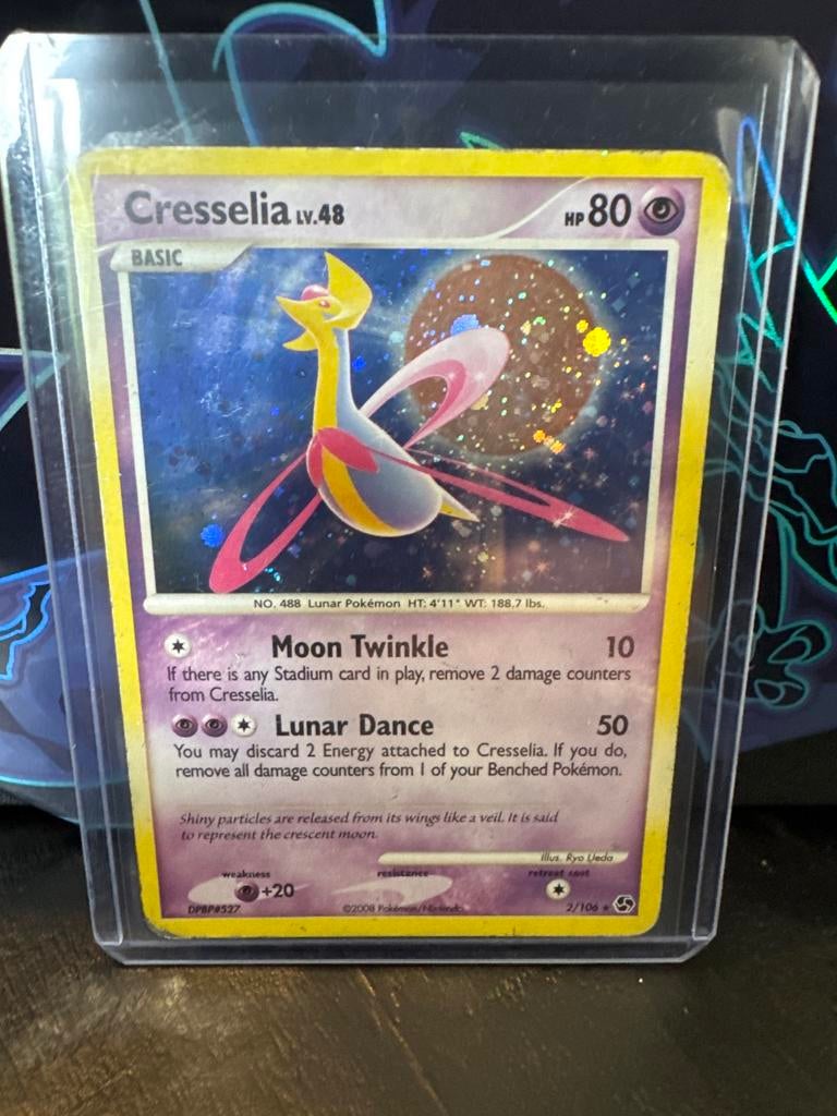Cresselia LV.48 Pokémon Kaart (DPBP#537), Ophalen, Gebruikt, Losse kaart