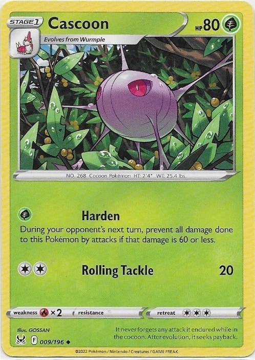 Lost Origin,  Cascoon [uncommon] 9/196, Verzenden, Nieuw, Losse kaart